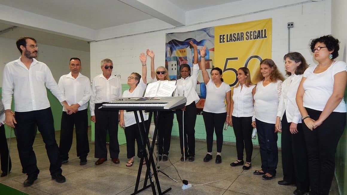 Coral da ADEVA em apresentação